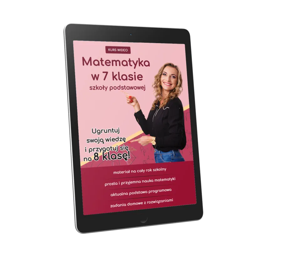 Okładka kursu Matematyka 7 klasa - Paulina Miś